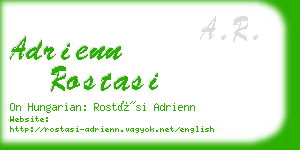 adrienn rostasi business card